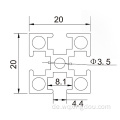 Industrial -Aluminium -Legierungsprofil 2020 Aluminiumprofil